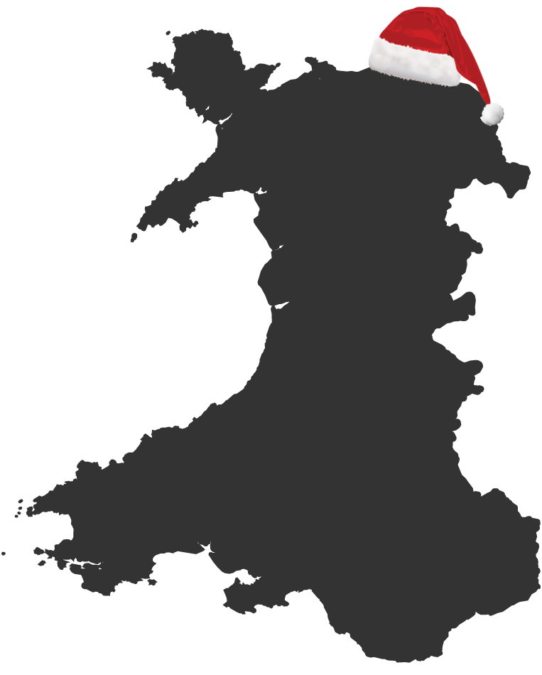 SVG map of Wales